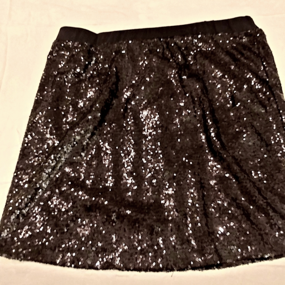 Sequin mini skirt